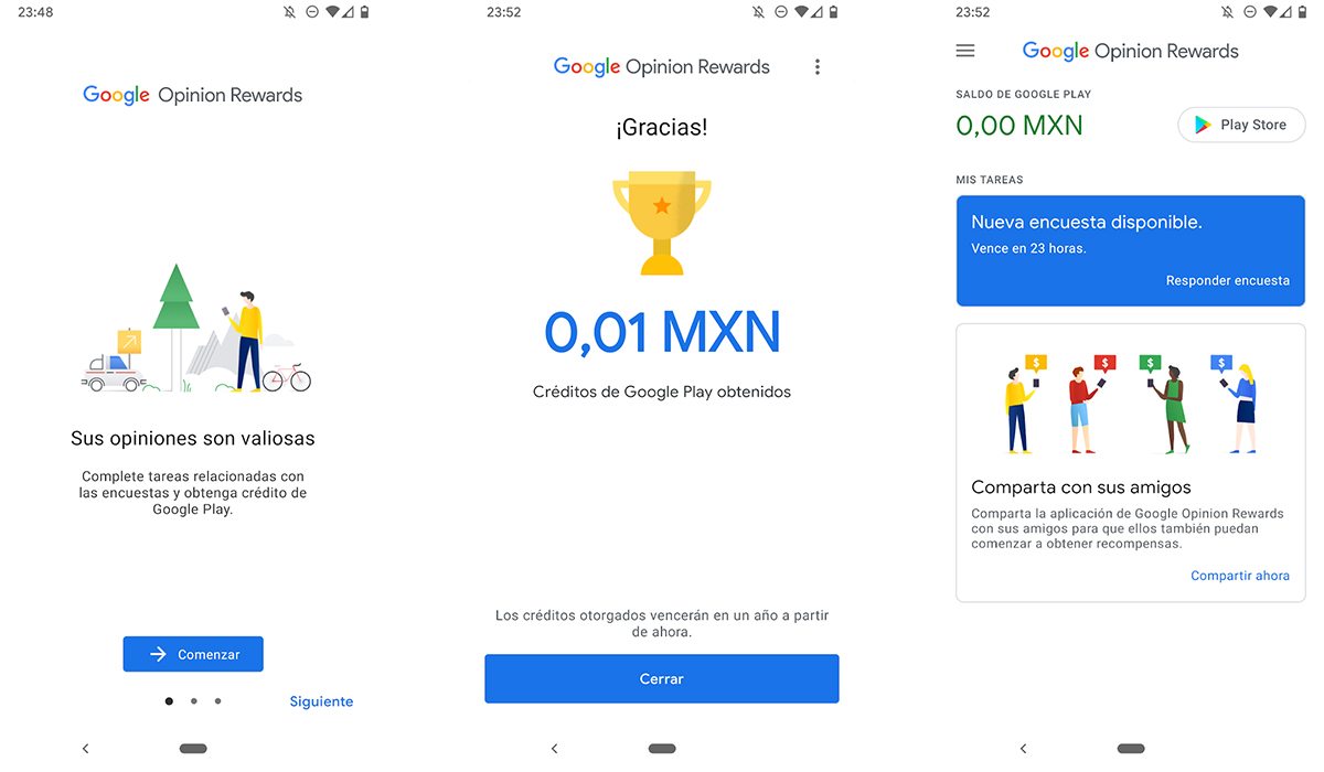 Diamantes gratis en Free Fire: Google Opinion Reward