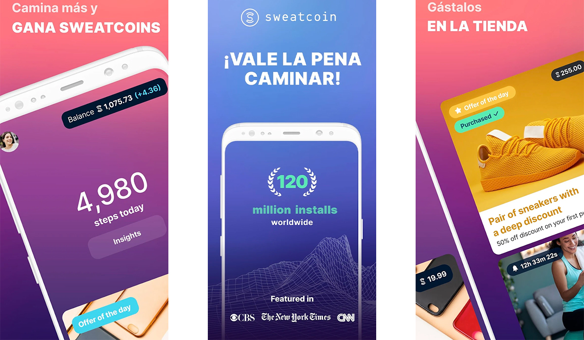 Diamantes gratis en Free Fire: Sweatcoin