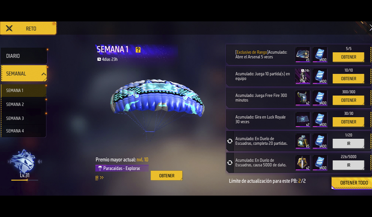 Tareas diarias y semanales