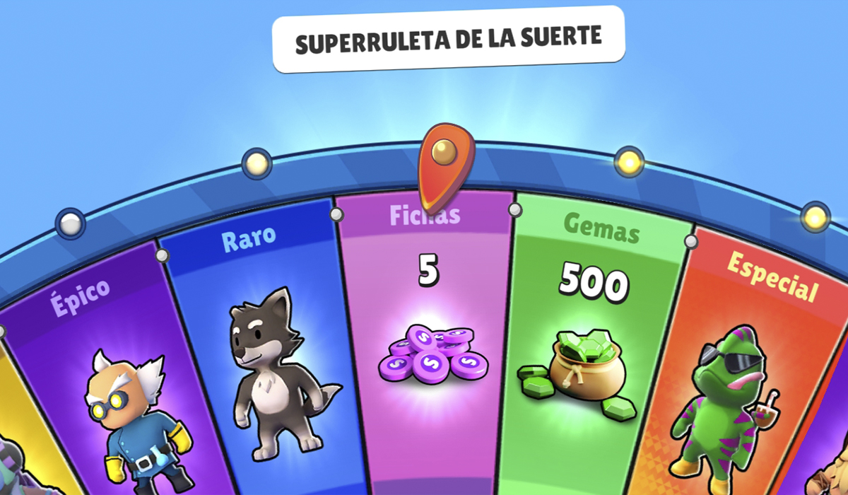Cómo conseguir Skins de Stumble Guys: ruleta