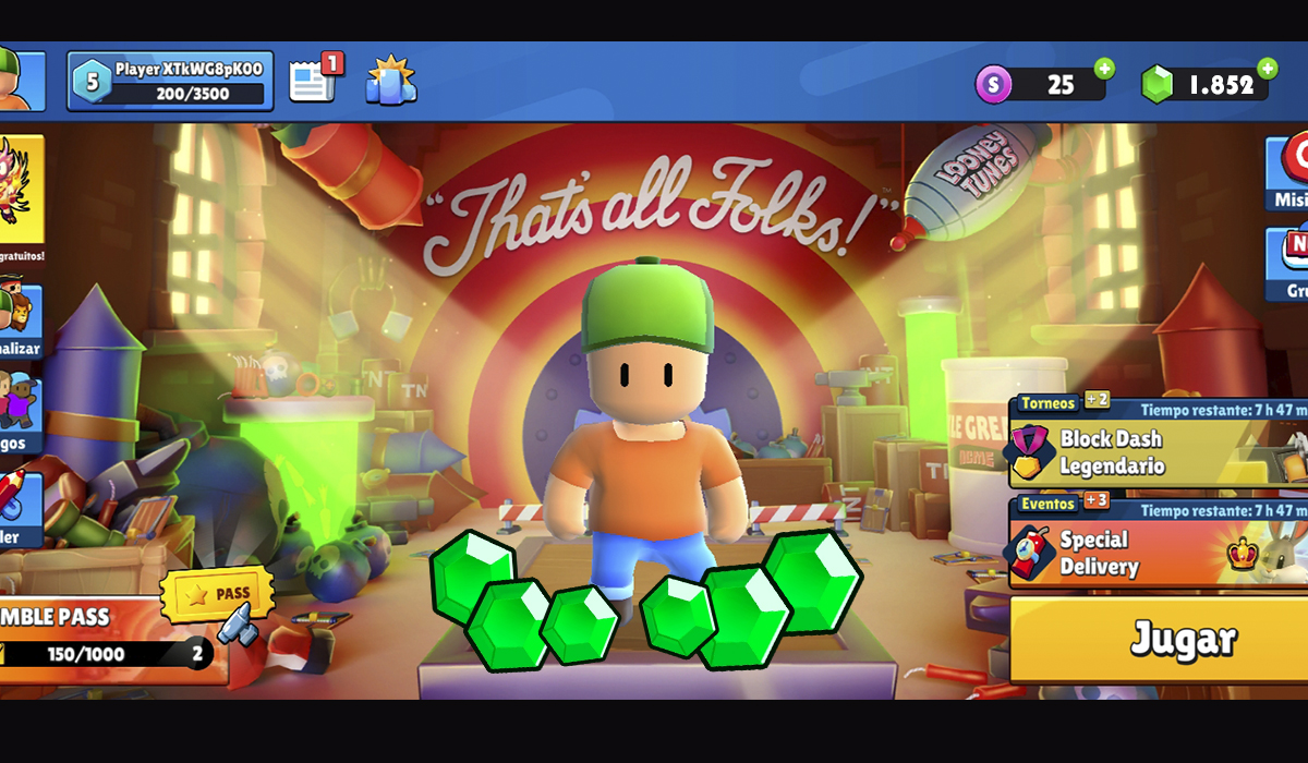 Gemas infinitas en Stumble Guys: cómo funcionan los hacks