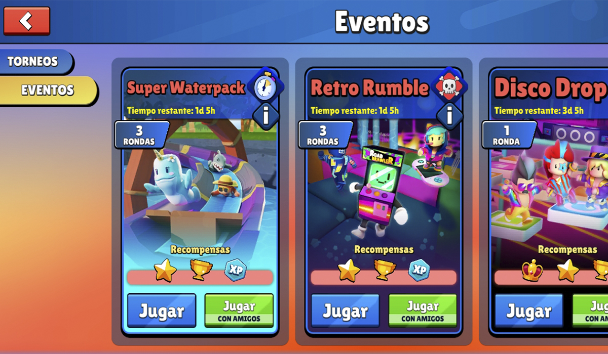 Cómo conseguir Skins de Stumble Guys: torneos