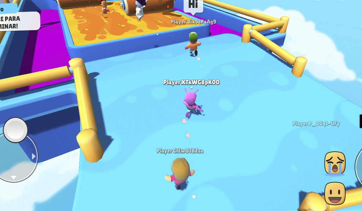 Trucos avanzados de Stumble Guys: cámara en movimiento