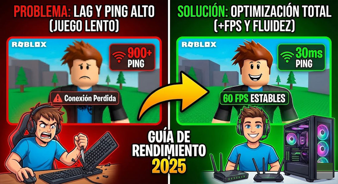 Guía Técnica Definitiva: Cómo eliminar el Lag en Roblox, reducir el Ping y aumentar FPS (Optimización 2026)