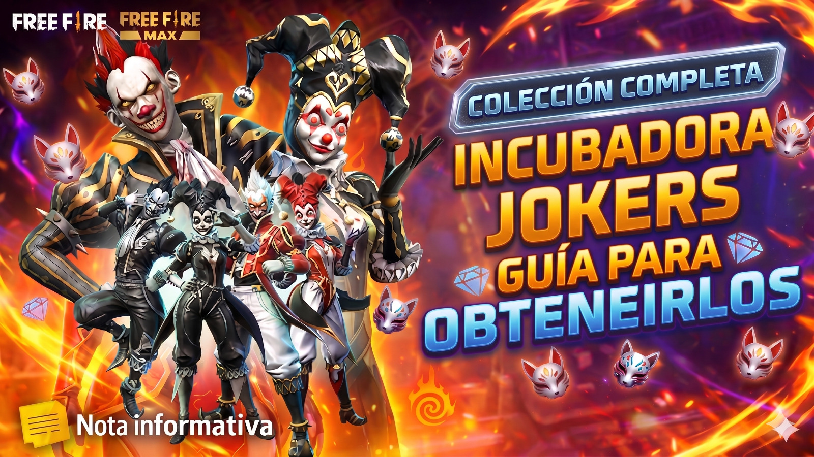 Incubadora Joker en Free Fire: la guía definitiva