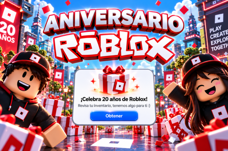 Aniversario de Roblox: 20 juegos con recompensas gratis