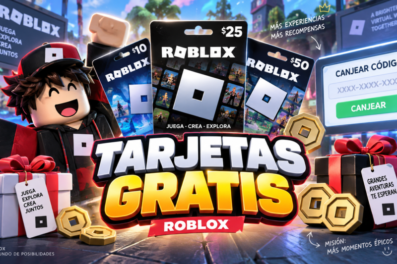 Tarjetas de Roblox gratis: cómo participar en sorteos sin caer en engaños