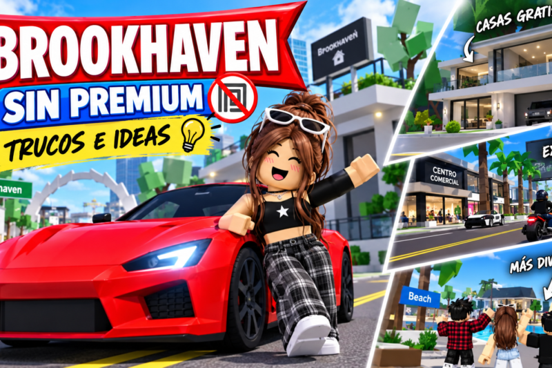 Brookhaven sin Premium: ideas y trucos para sacarle más partido al juego
