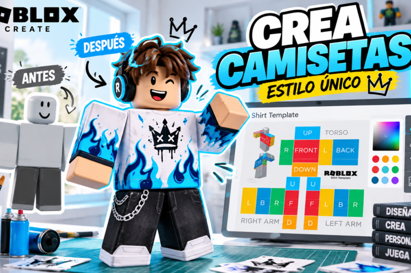 Cómo crear camisetas en Roblox y darle un estilo único a tu personaje